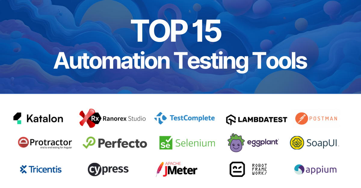 Discover the top 15 automation testing tools in 2024. Boost efficiency, reduce manual effort, and enhance software quality with these powerful tools.